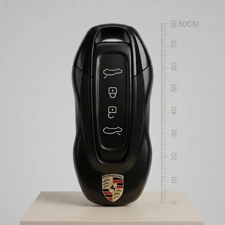 FDM 3D프린팅 후 우레탄 코팅한 대형 자동차 키 케이스 모형